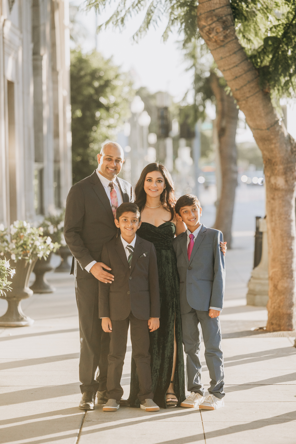Golden hour family photos