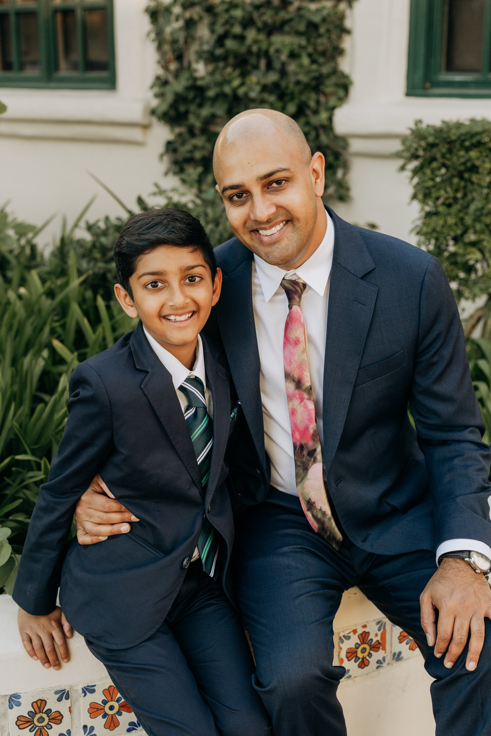 Father and son portraits