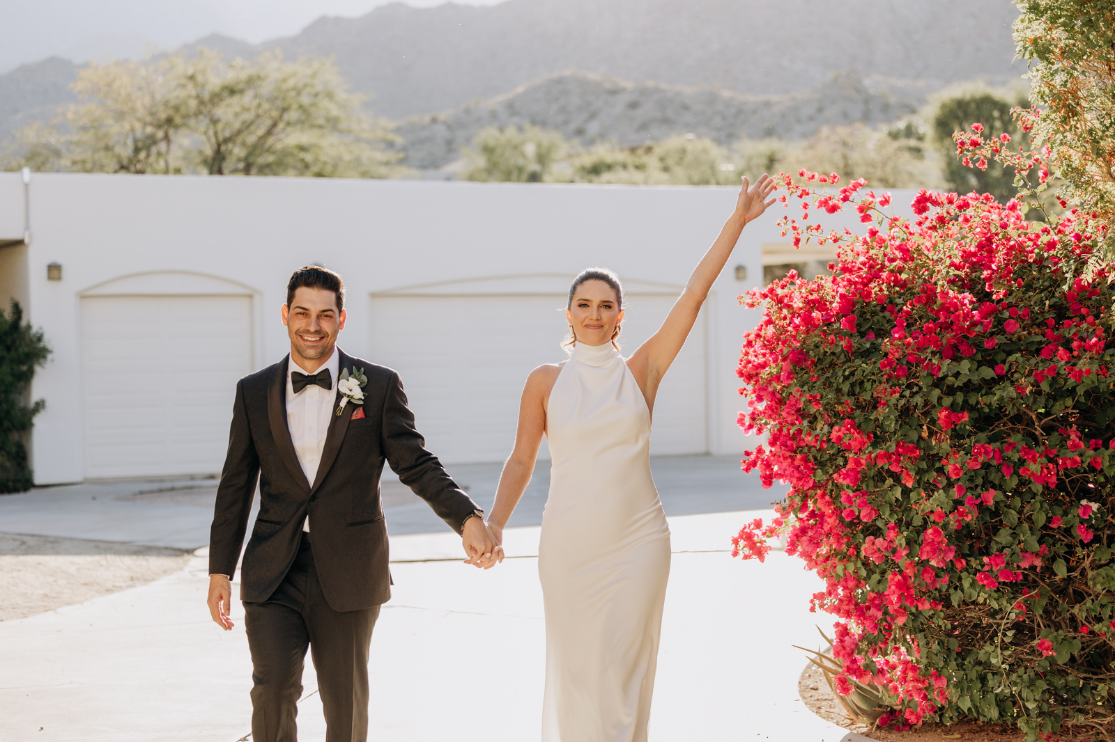 Palm springs desert wedding