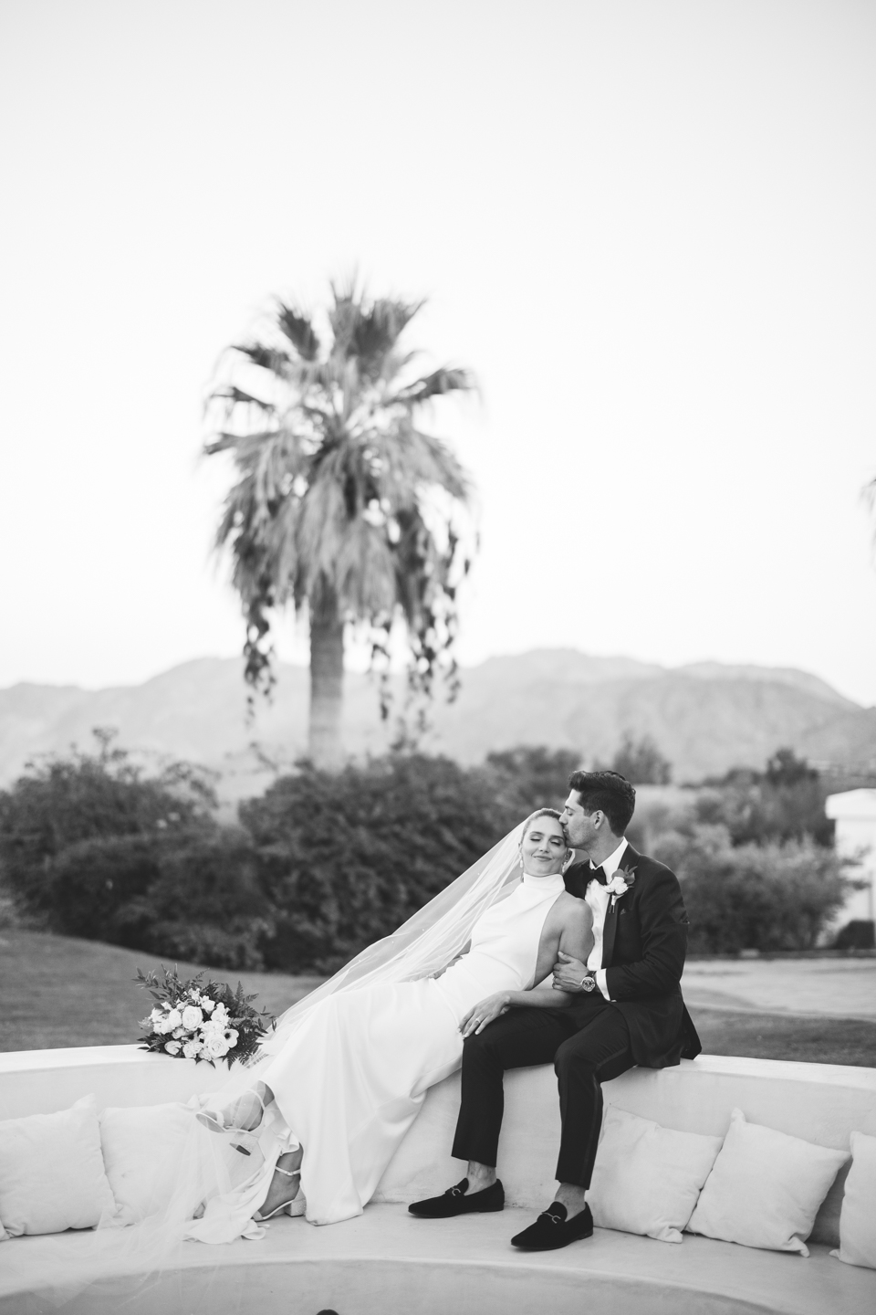 Black and white wedding photos