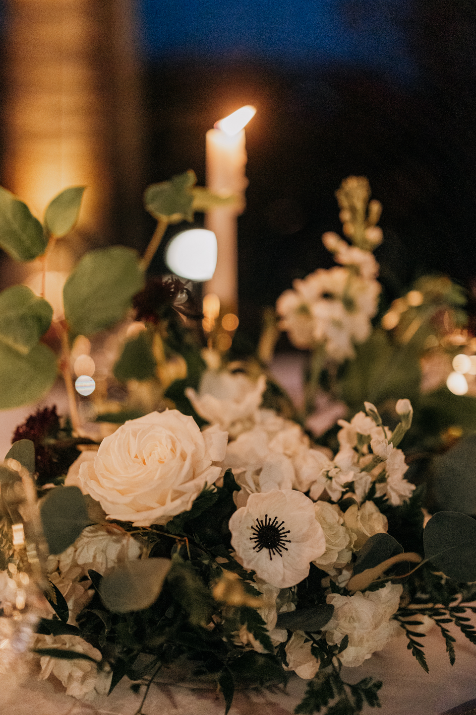 Wedding floral centerpiece