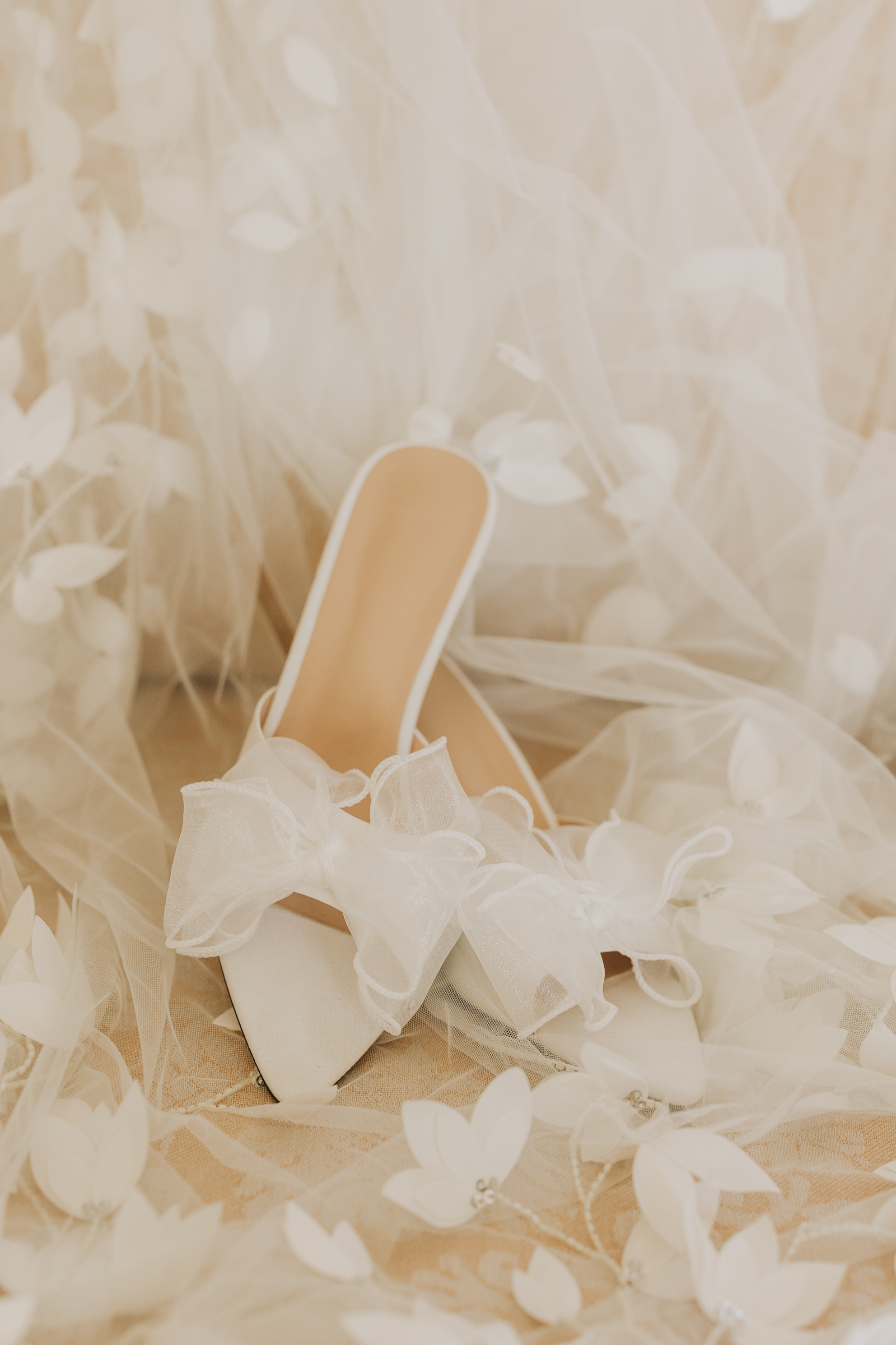 Wedding shoes detail
