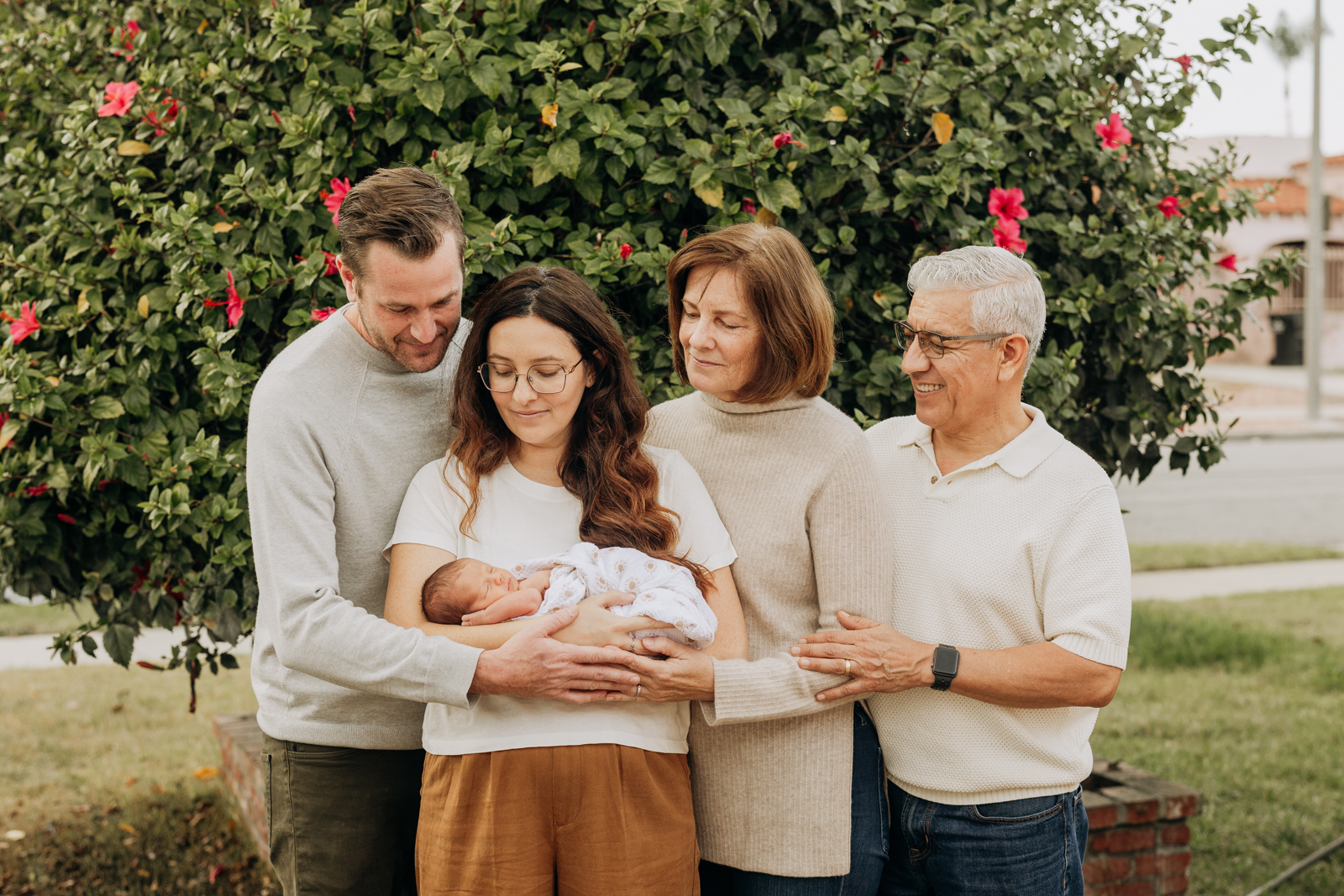 Newborn and family session