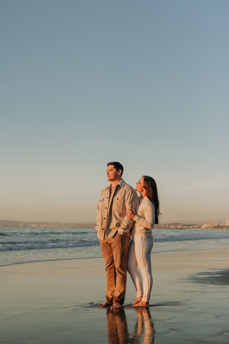 Beach engagement photos