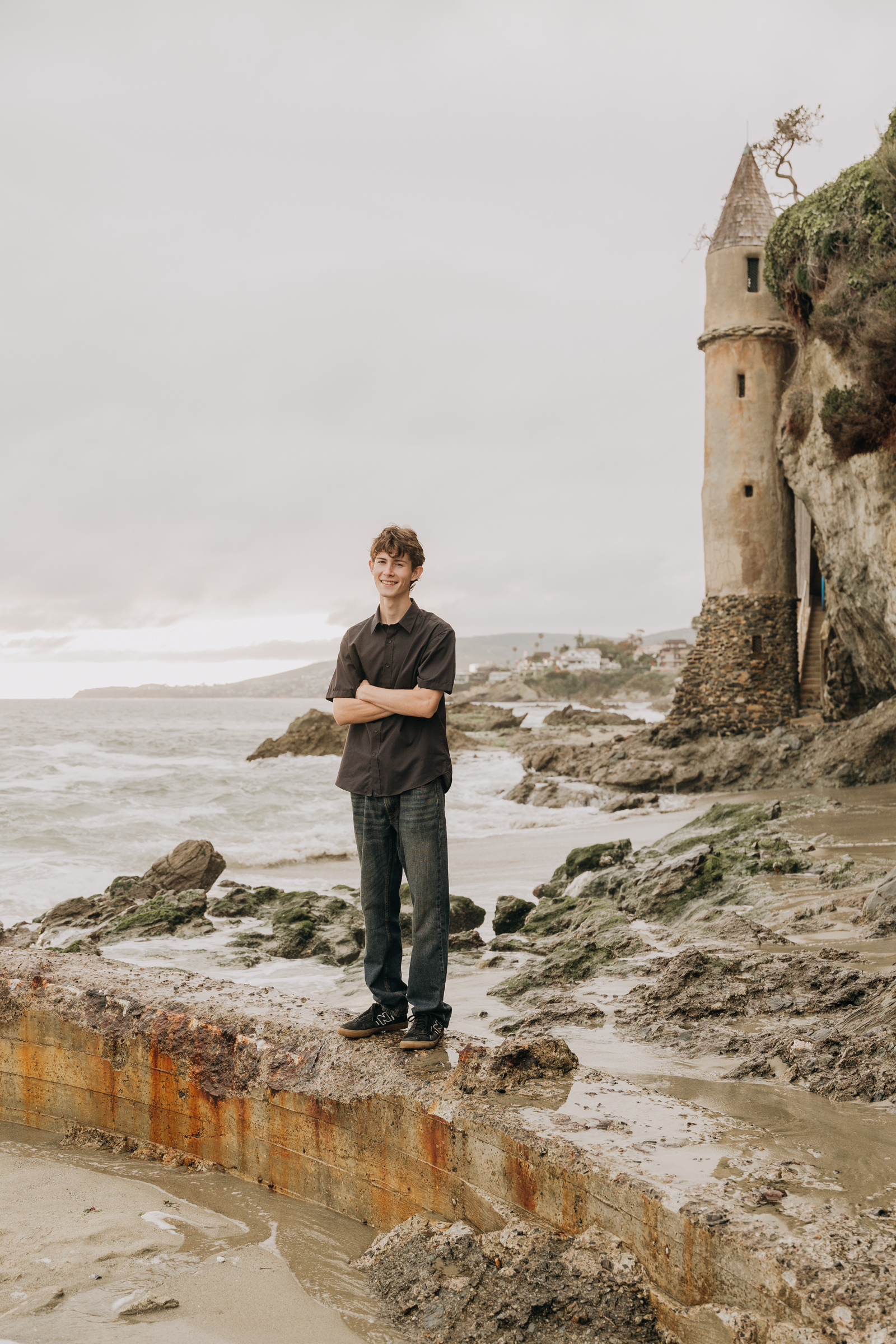 Senior photos at the beach