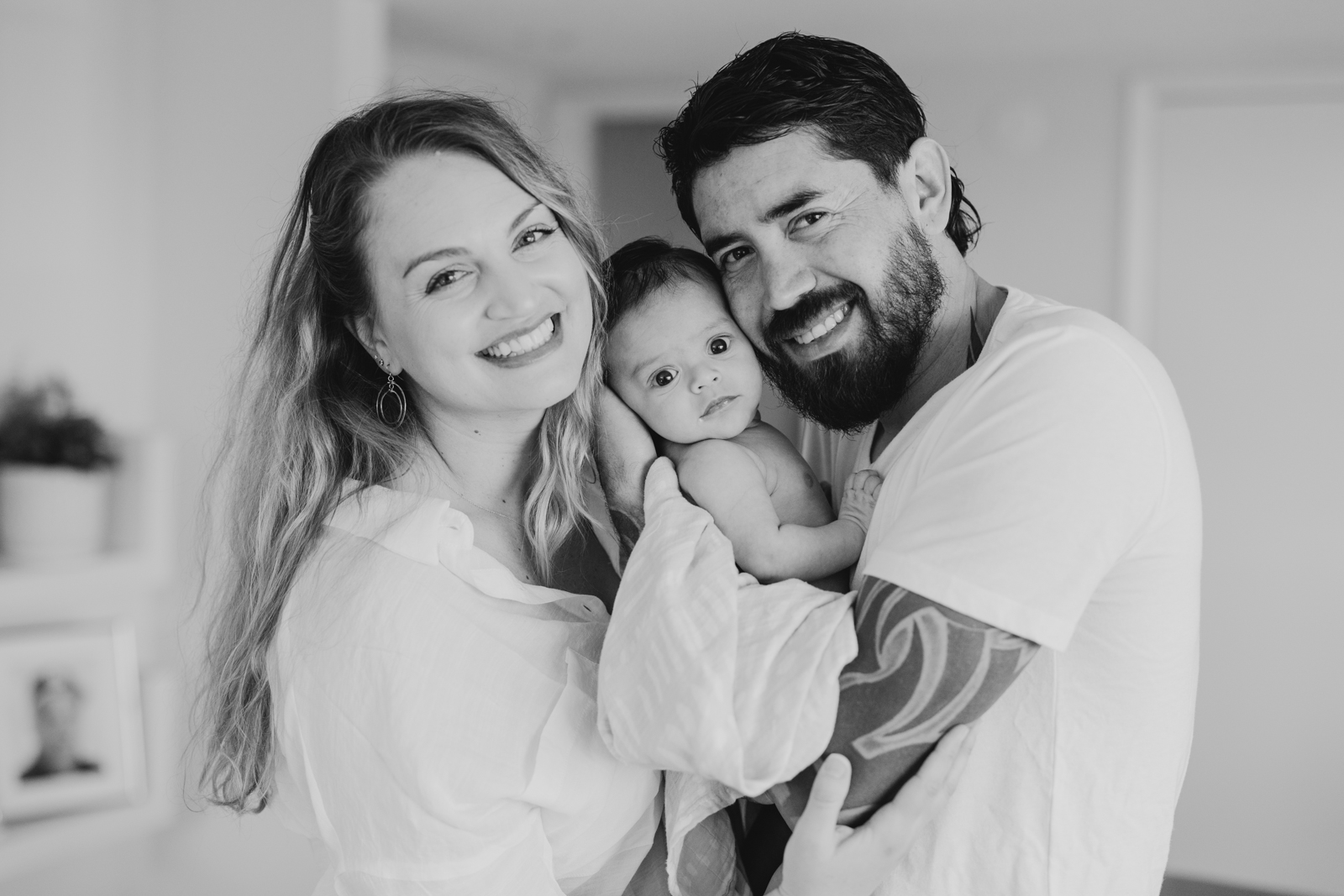 At home newborn photos