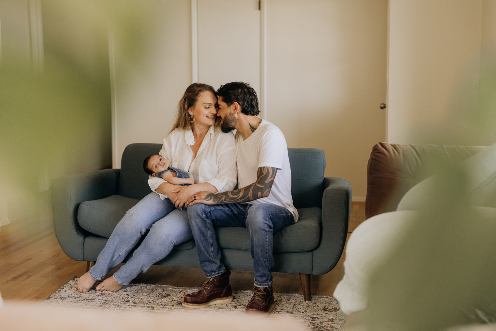 At home newborn photos