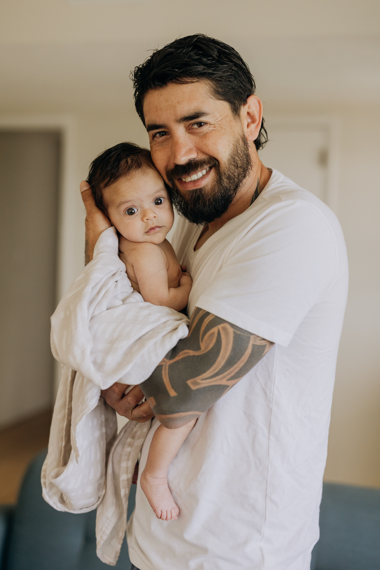 Father and baby photos