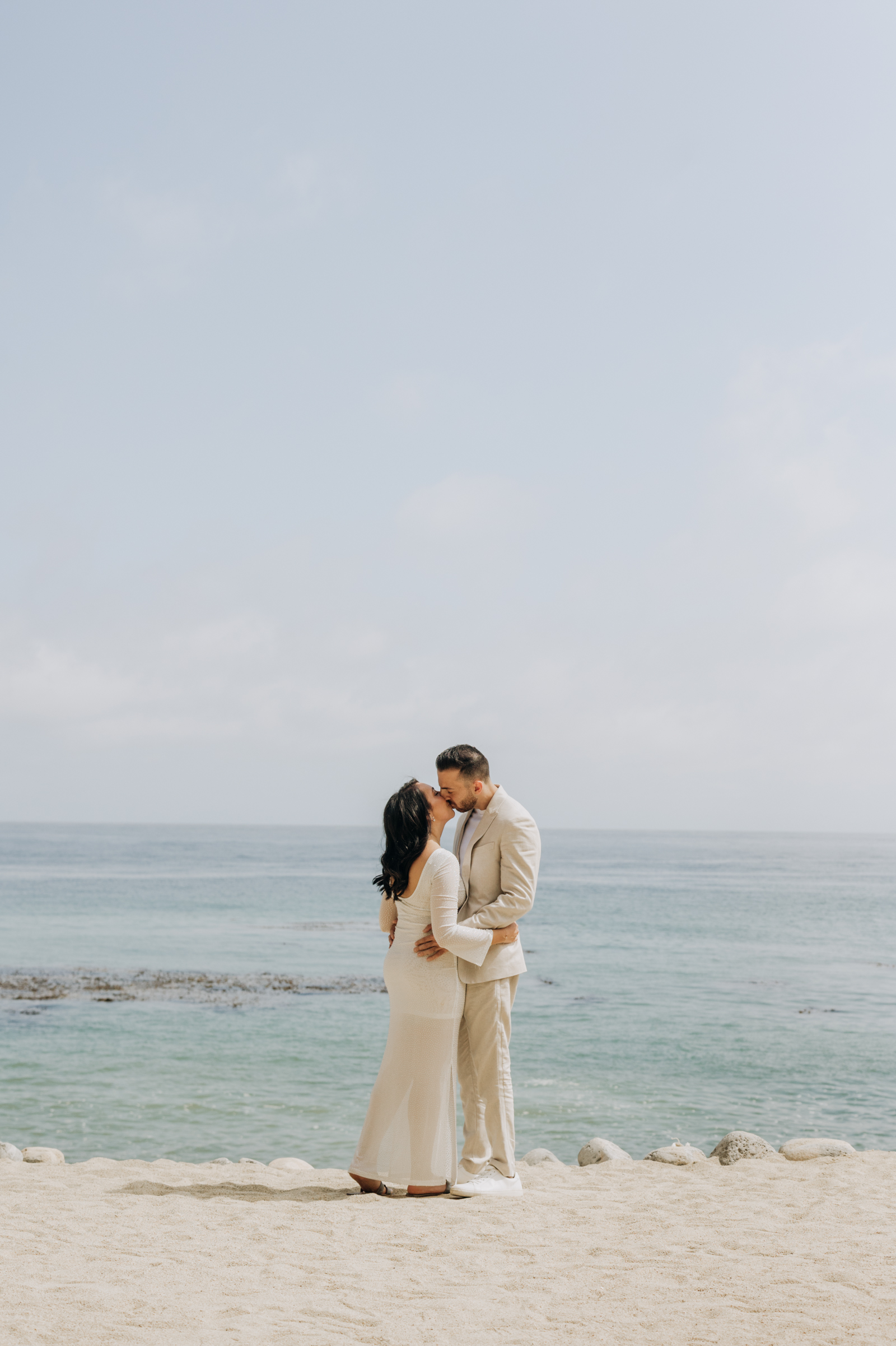 Beach engagement photos