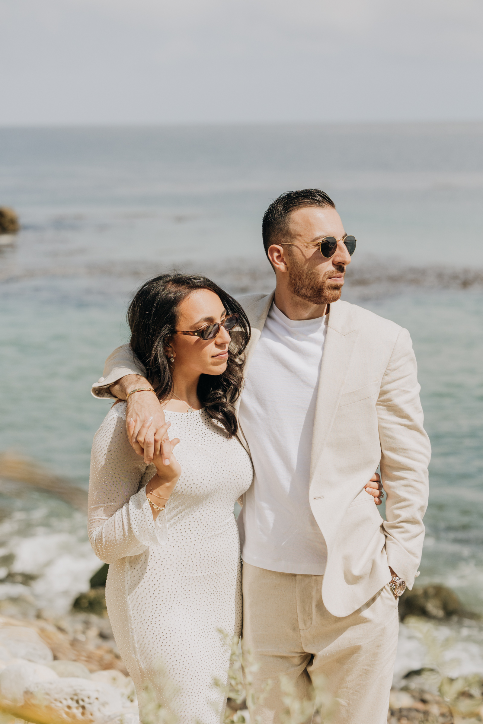 Modern engagement photos