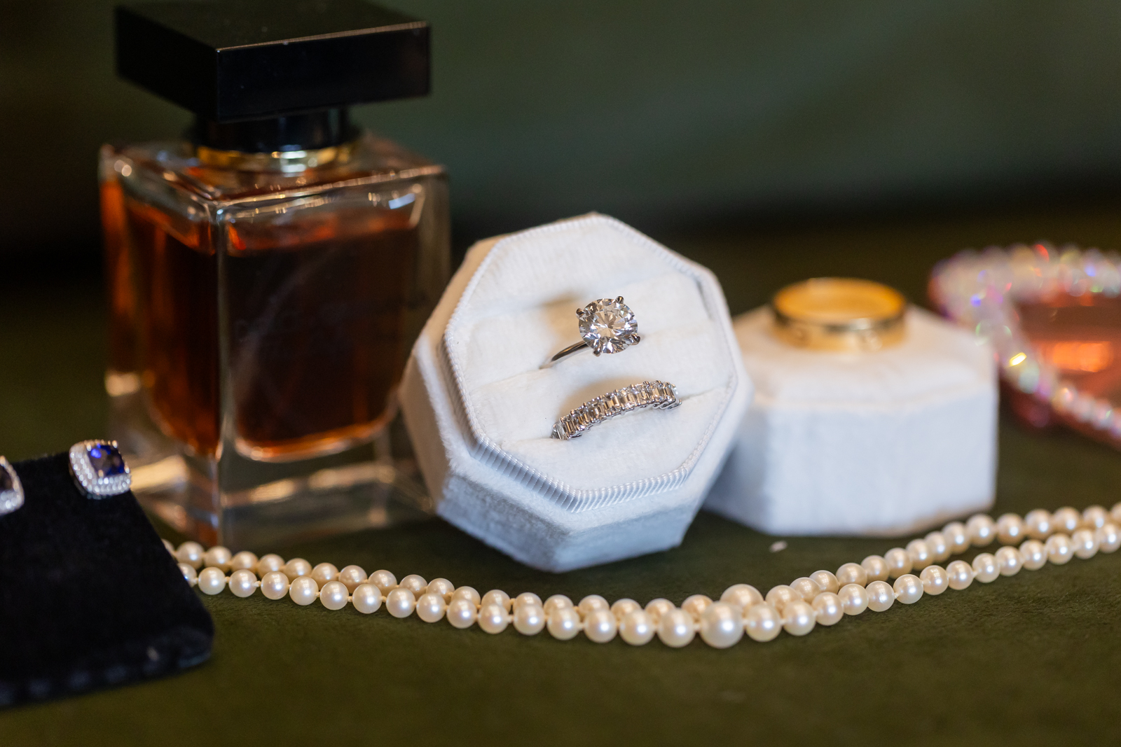 Wedding ring detail photos