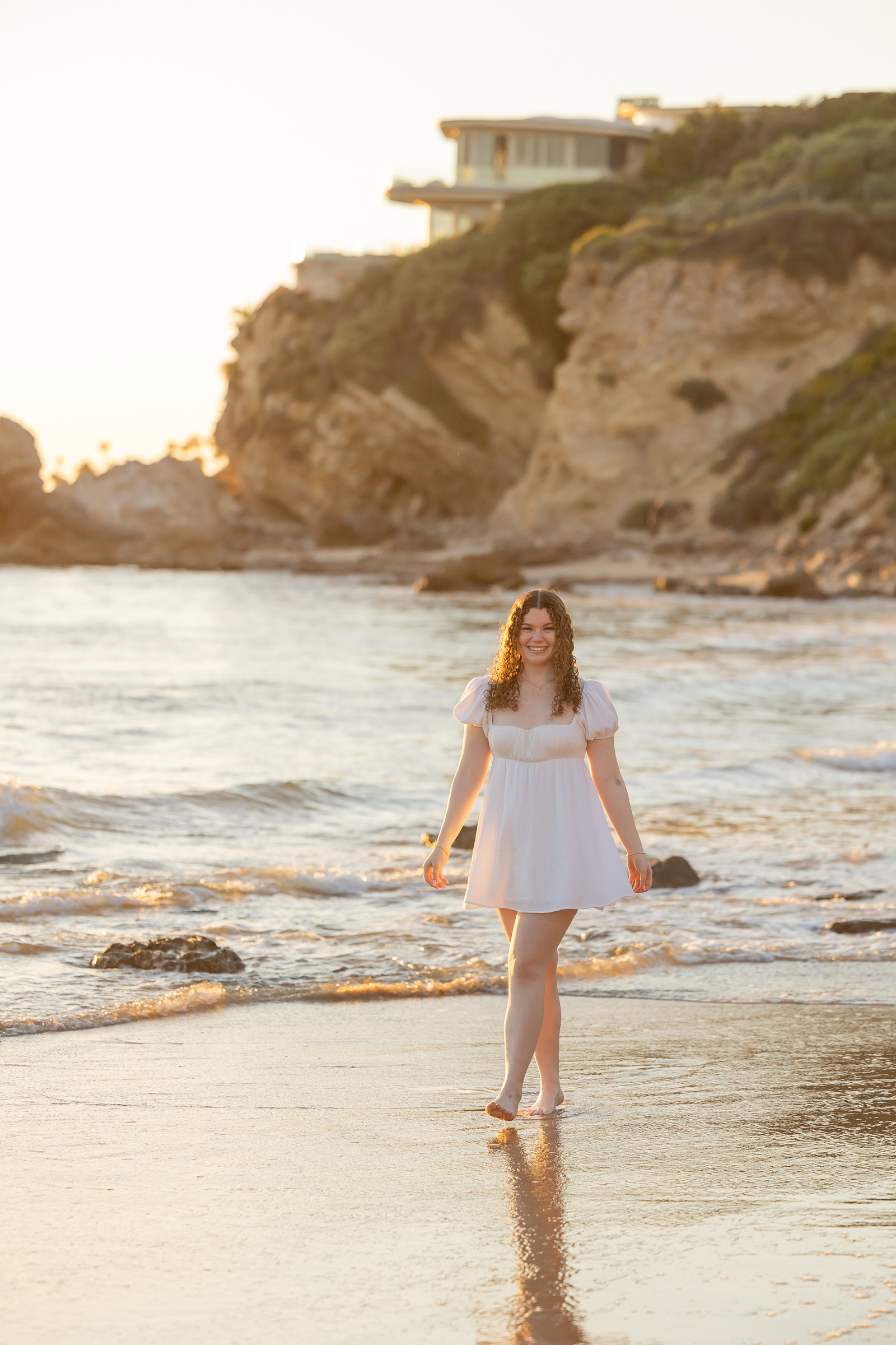 Senior photos on the beach