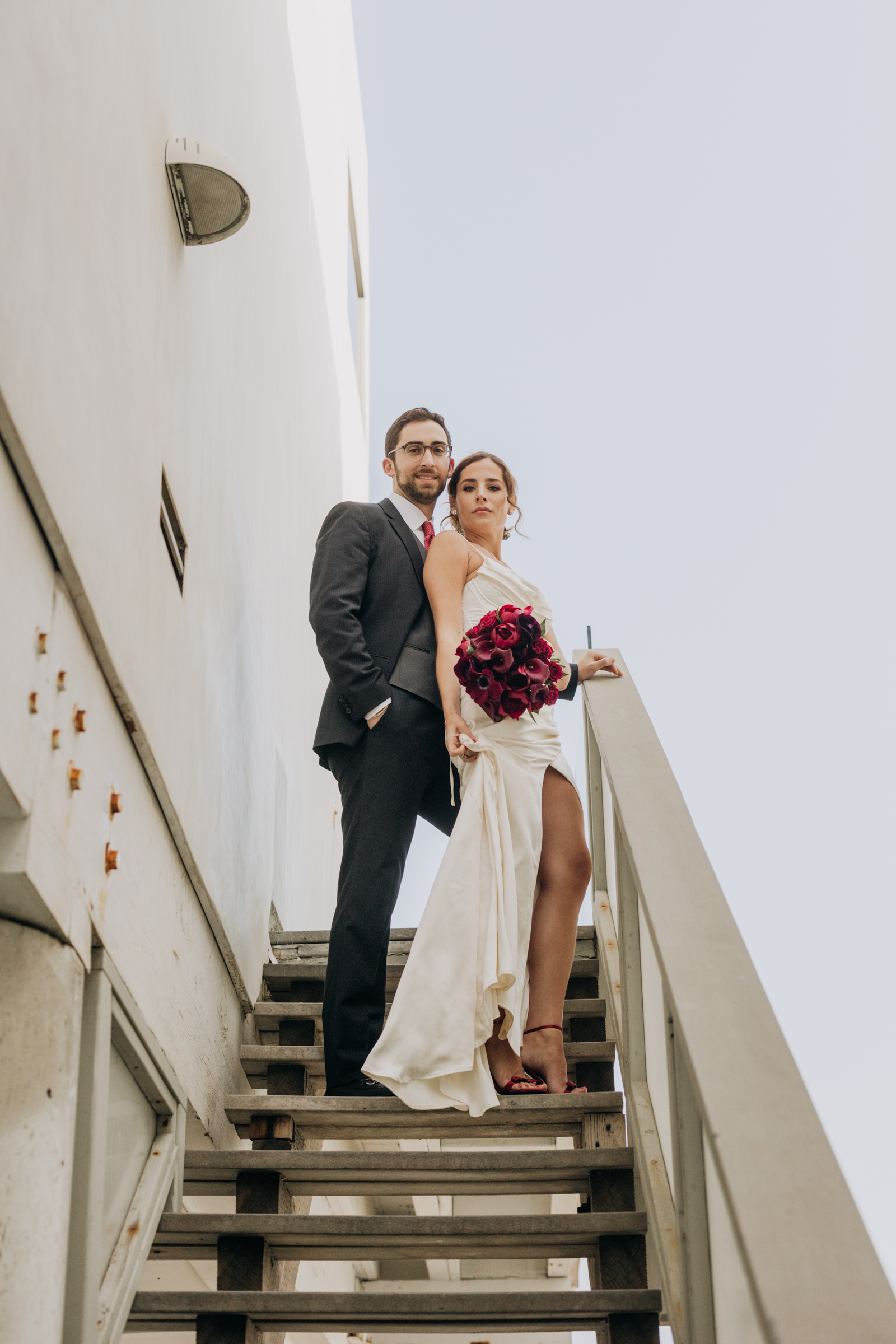 Bride and groom portraits