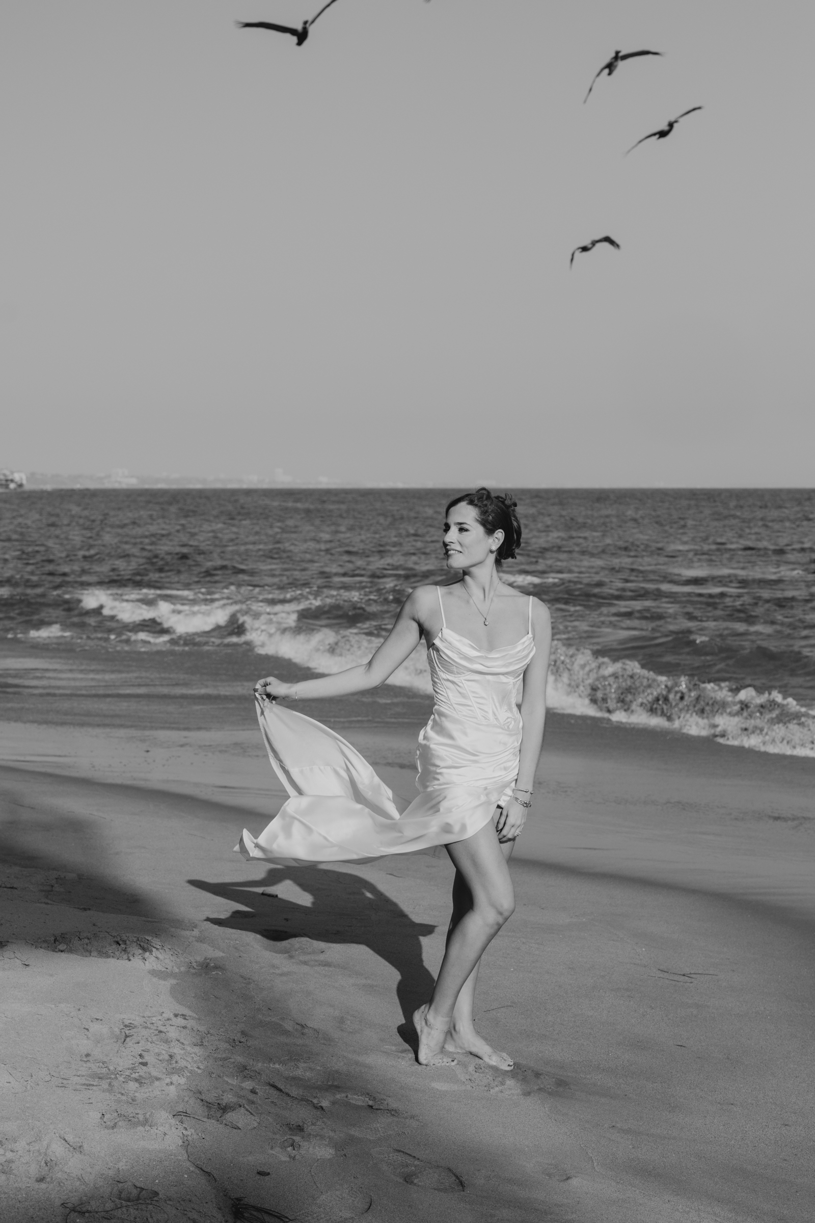 Bride on the beach
