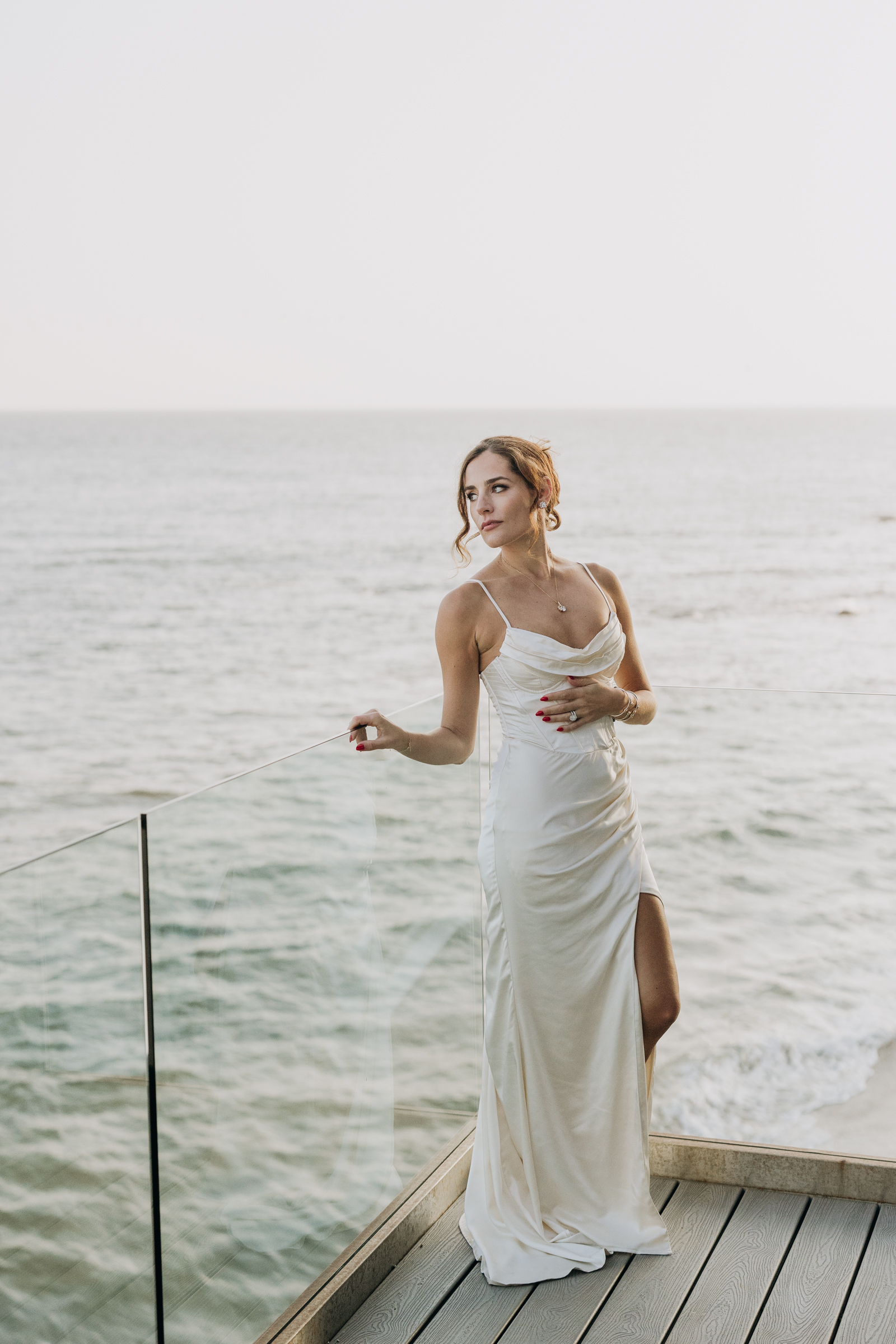 Bride on the beach